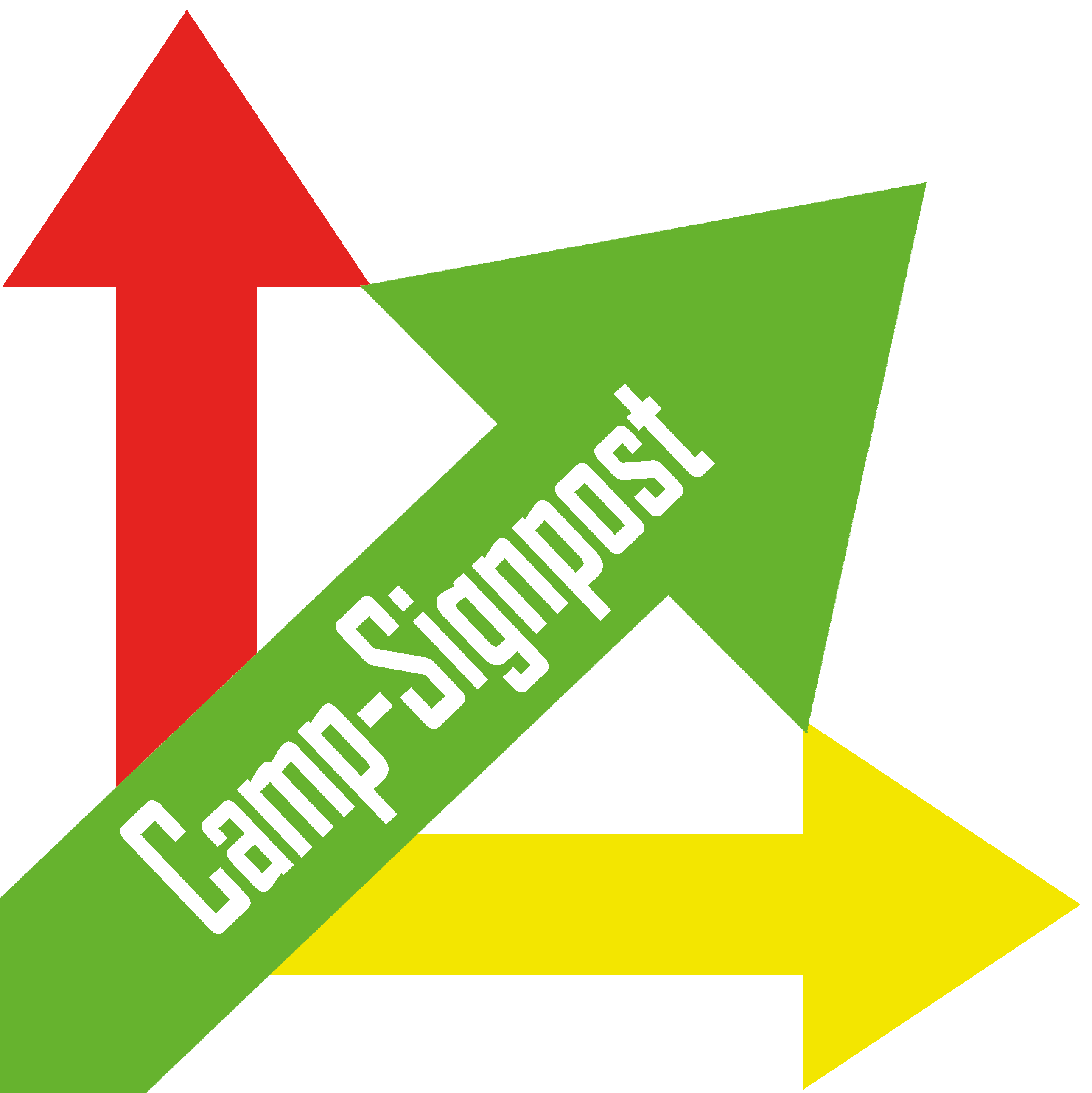 Camp Signpost transparent